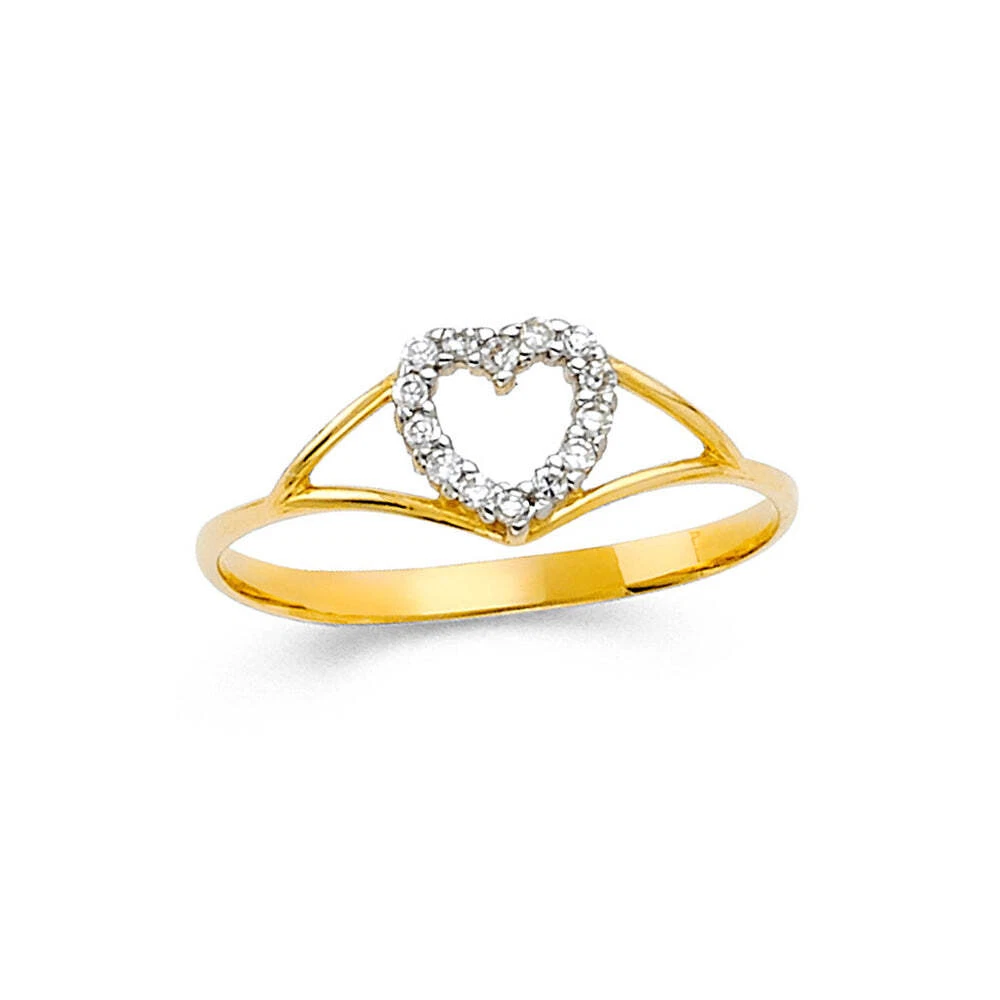 14 karat gold heart ring online