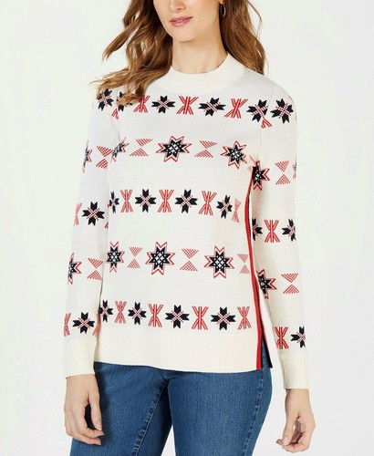 Snowflake Sweater Ivory Petite 