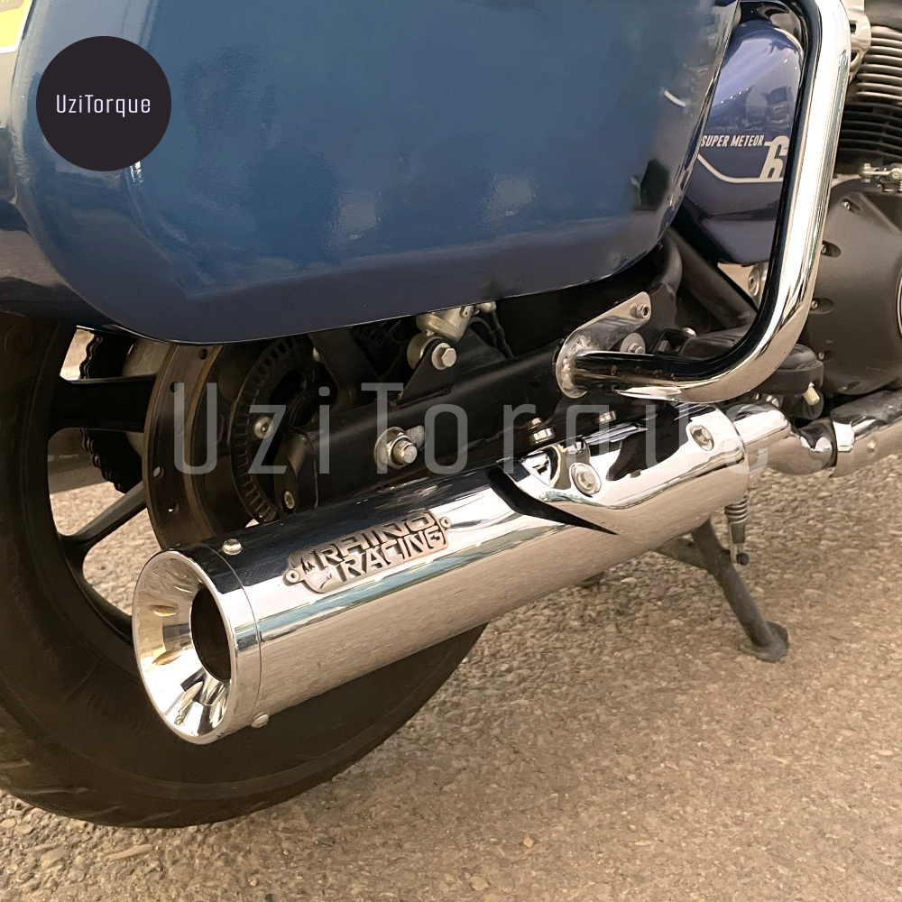 RHINO RACING super meteor650用マフラー　中古 RHINO RACING super meteor650用マフラー 中古 - メルカリ