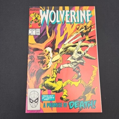 Marvel Comics Wolverine 1st Bruno Malone #9 Jul. 1989 Key