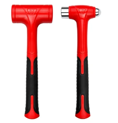 GEORGLASKO_8 Dead Blow Ball Peen Pein Hammer Snap Shockproof Bounce Grip Spark No Rebound Use