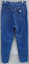 Guess jeans high waist tapered leg size 29 27 Inch Waist Made In USA Vintage