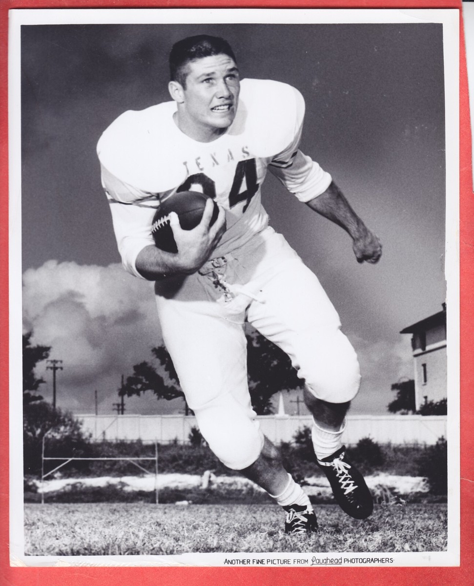 1961 TEXAS LONGHORNS 8 X 10 GLOSSY TEAM ISSUE ERNIE KOY FRESHMAN