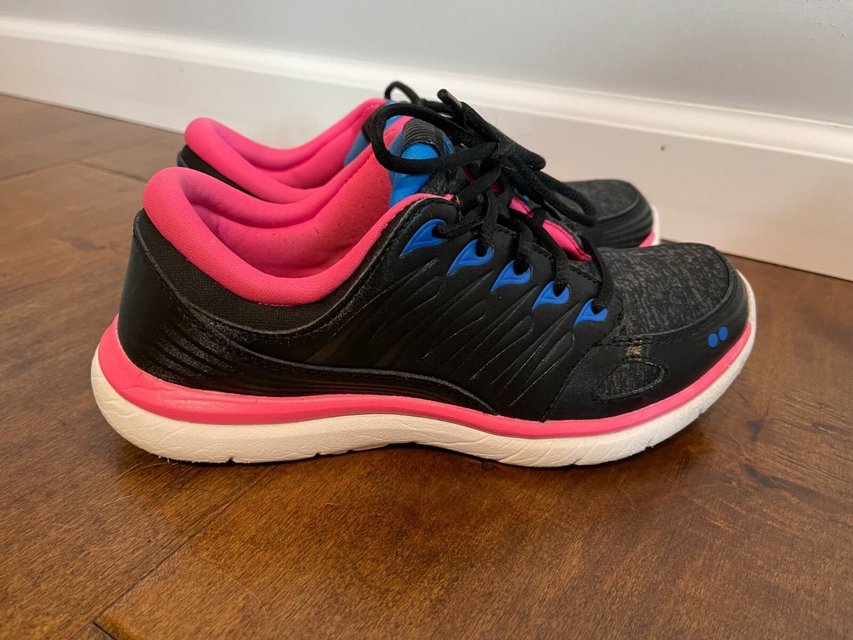Ryka Element Black/Pink/White/Blue Athletic Tennis Walking Shoes - Women's  6.5M | eBay