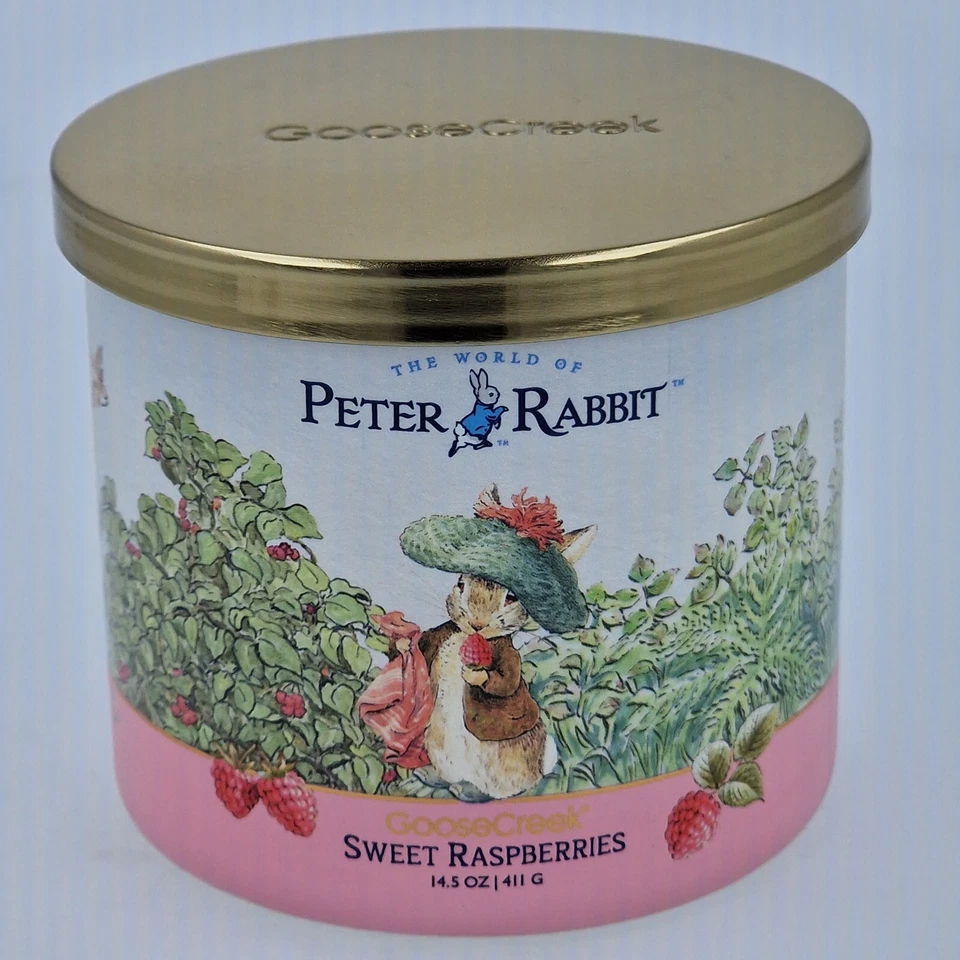Goose Creek Candle Peter Rabbit™ Kerze Limited Edition 411g Sweet Raspberries - Bild 1 von 1