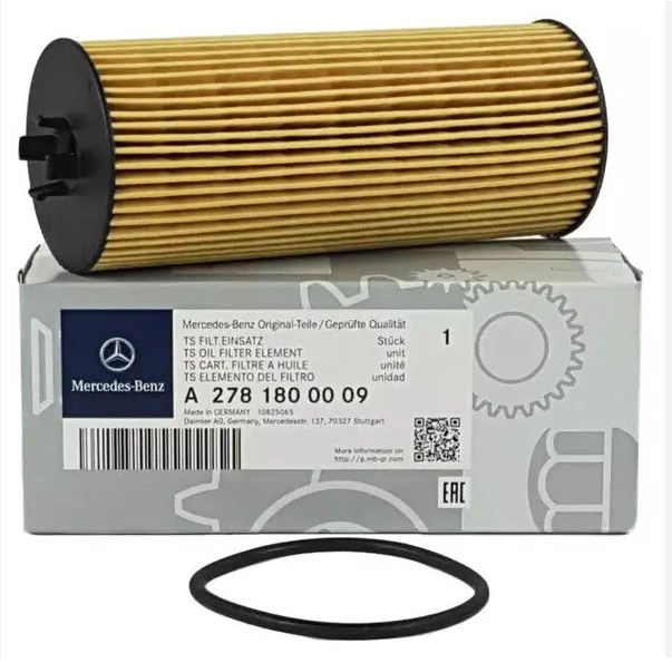 MB C-CLASS W205 AMG C63 4.0 Petrol Oil Filter Genuine A2781800009 