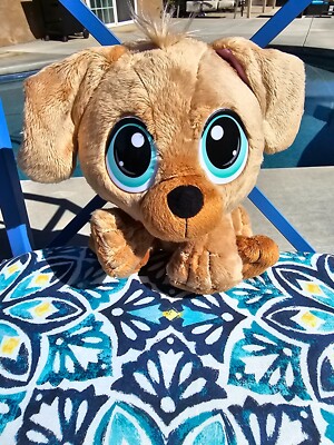 Little Tikes Golden Retriever Plush Toy Big Eyes RT Rescue Tales