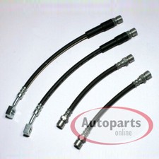 4 Stück Bremsschläuche Bremsschlauch vorne hinten für Opel Astra F
