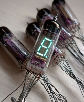 6 pcs IV-6 VFD Tube DIGIT DISPLAY NIXIE CLOCK luminescent indicator lamp IV #1