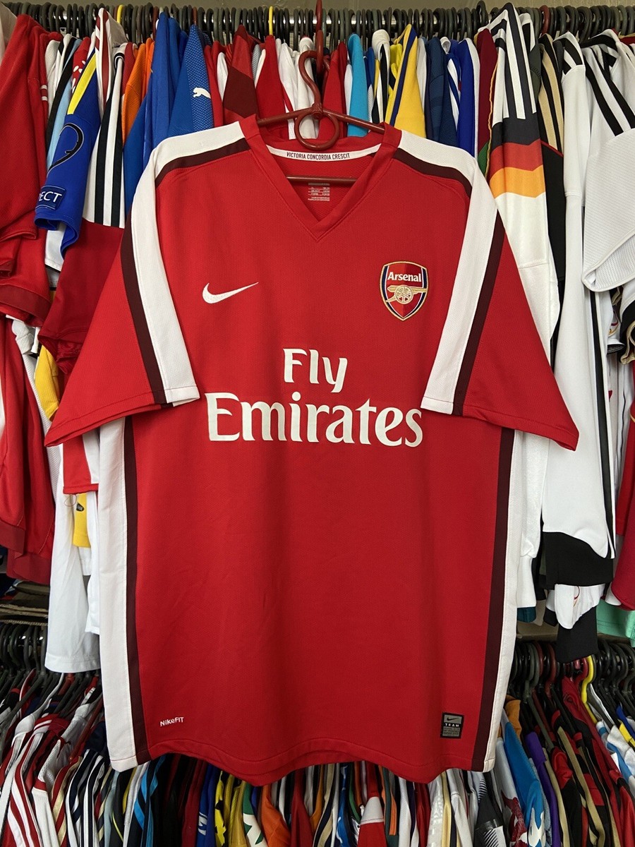 ARSENAL 2008 2010 HOME FOOTBAL SHIRT SOCCER JERSEY NIKE 287535-614