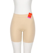 SPANX L138813 Womens Natural Glam Power Conceal-Her Mid-Thigh Shorts Size S