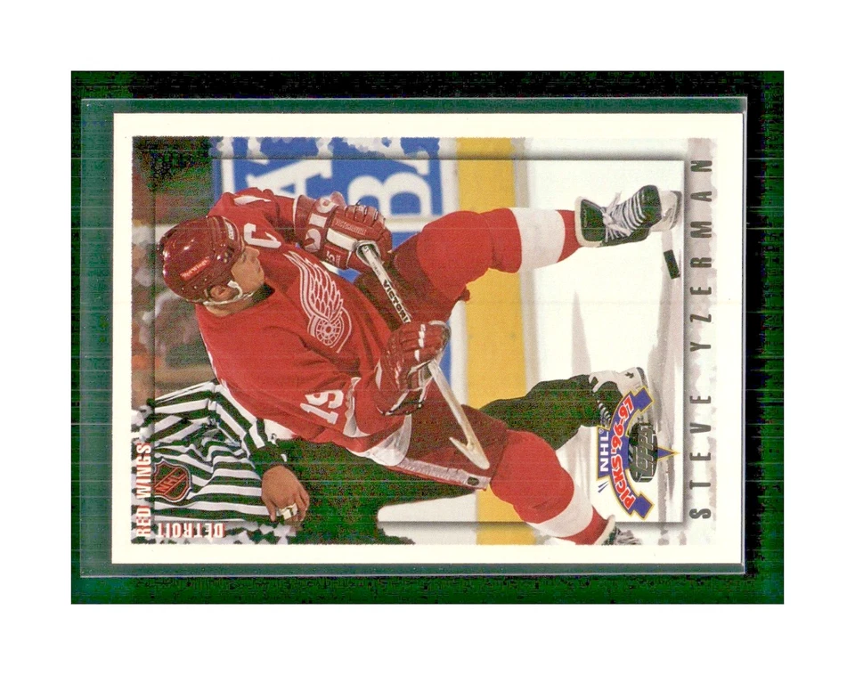 1996-97 Topps Picks Red Wings Hockey Card #31 Steve Yzerman HOF - Image 3 of 4
