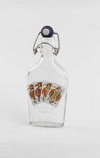 B&uuml;gelverschlu&szlig; Taschenflasche Skat 0,2 Liter Lik&ouml;r Schnaps