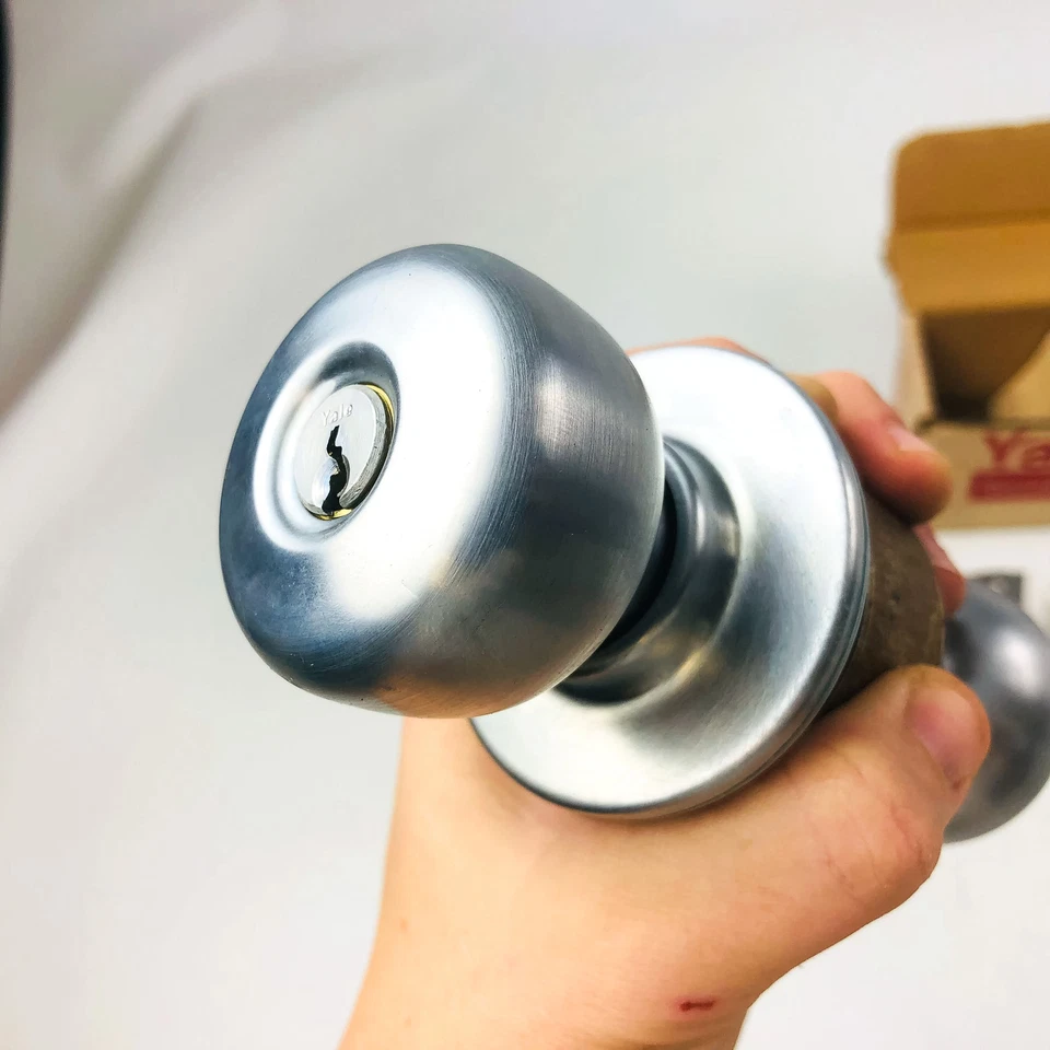 Yale Classroom Utility Lockset 5308 LF Litchfield 380N 26D Satin Chrome New NOS - Image 3 of 4