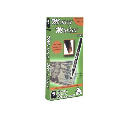 Marking Pen (5 Count), Refillable, Chisel Tip - Universal Compatibility, Ambi...