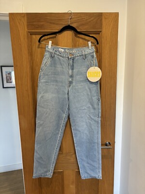Brandneu mit Etikett MOTHER DENIM SNACKS Just A Nibble High Waist Twist Damenjeans Größe 26