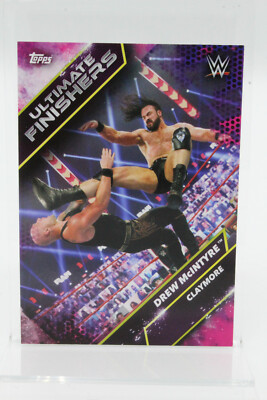 WWE 174 Ultimate Finishers Drew McIntyre 2021 Topps Near Mint