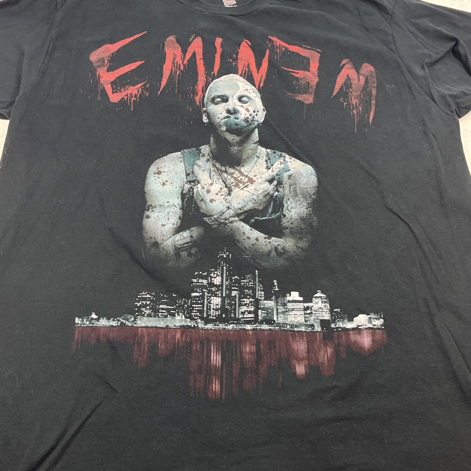 Eminem Men’s Extra Large Black Shirt The Death Of Slim Shady image 3