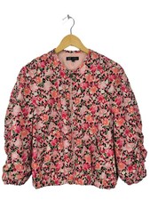 ZARA Giacca mezza stagione Donna Giacca Taglia IT 40 rosa-arancione chiaro-verde