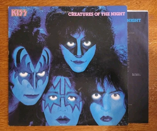 Kiss Creatures Of The Night 1982 LP w/Inner 1st US Press VG+/VG+ VINNIE VINCENT