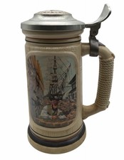 The Building Of America Stein Collection "The Shipbuilder" By Avon 1986 Ceramic