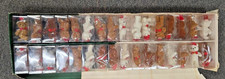 36 Vintage 1988 Dakin Teddy Bear Plush Tree Ornaments - In original packaging.
