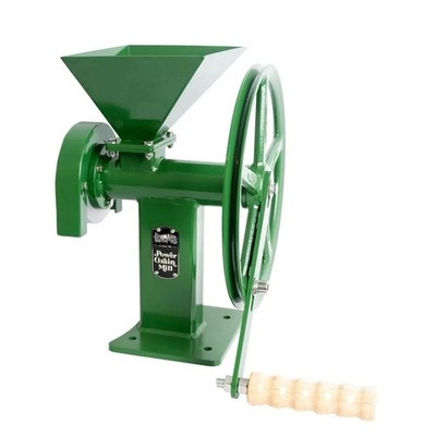 Manual Power Grain Mill, Grinds Any Dry Grain to Pastry Flour, Big 6 Cup Capa...