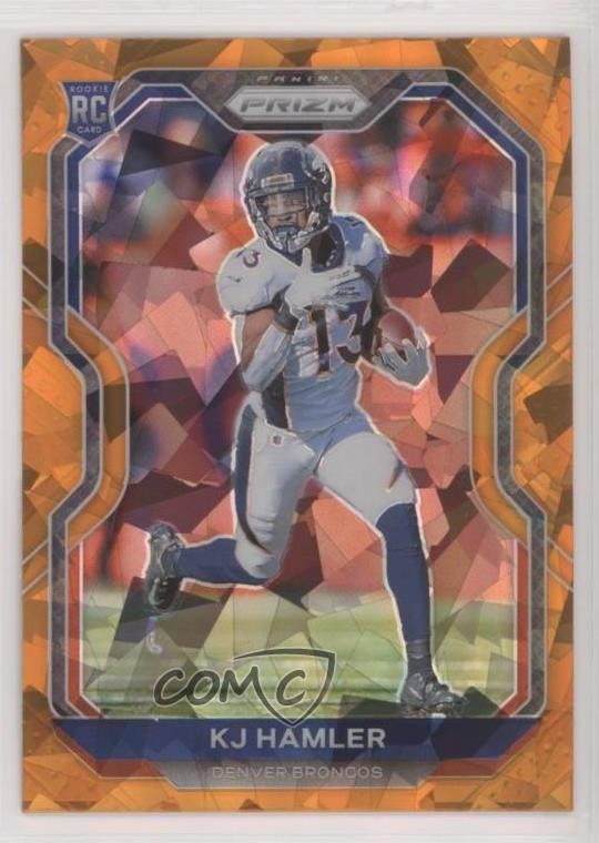 2020 Panini Prizm Rookie Orange Ice Prizm KJ Hamler #315 0a9v