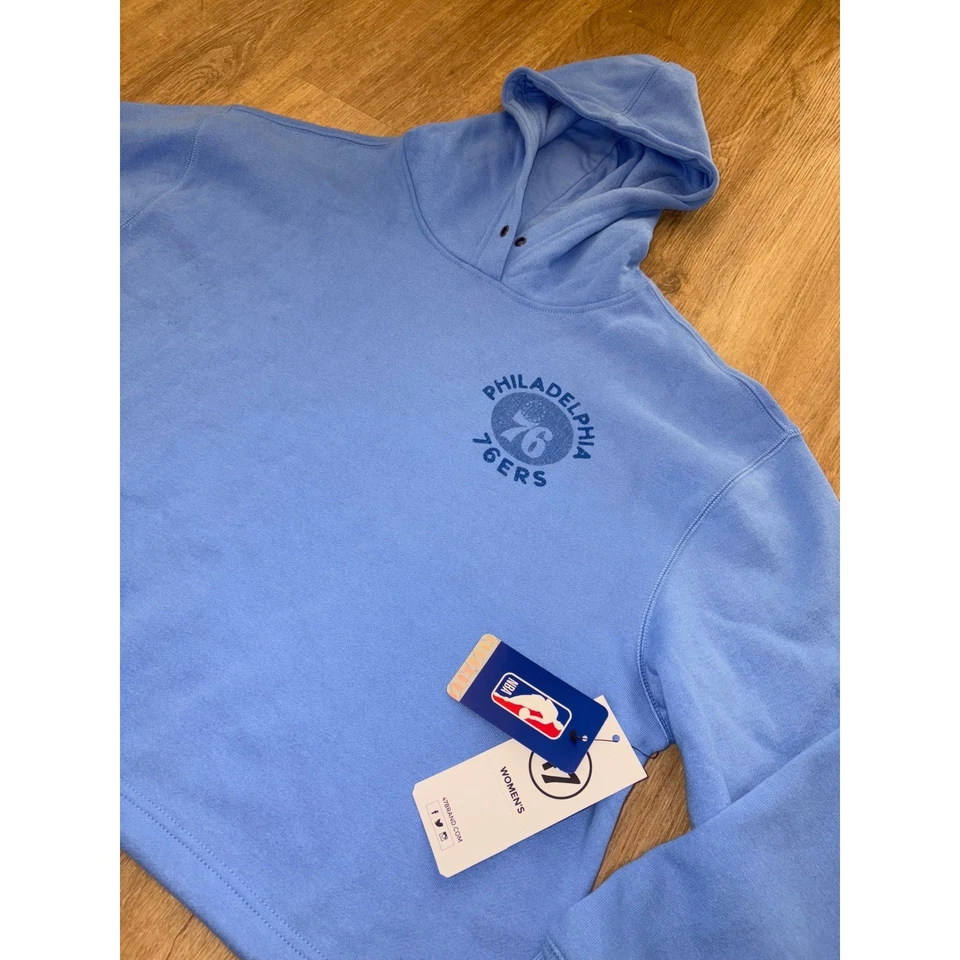 Sudadera con capucha para mujer Philadelphia 76ers 47 marca nueva con etiquetas - mediana - azul Foto 2 de 4
