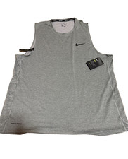BRAND NEW Men's XL Nike Pro Dri-FIT Sleeveless Tank Top Grey
