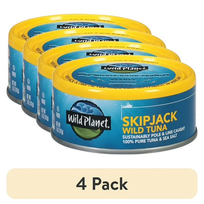 (4 Pack)  Skip Jack Wild Tuna 5 Oz