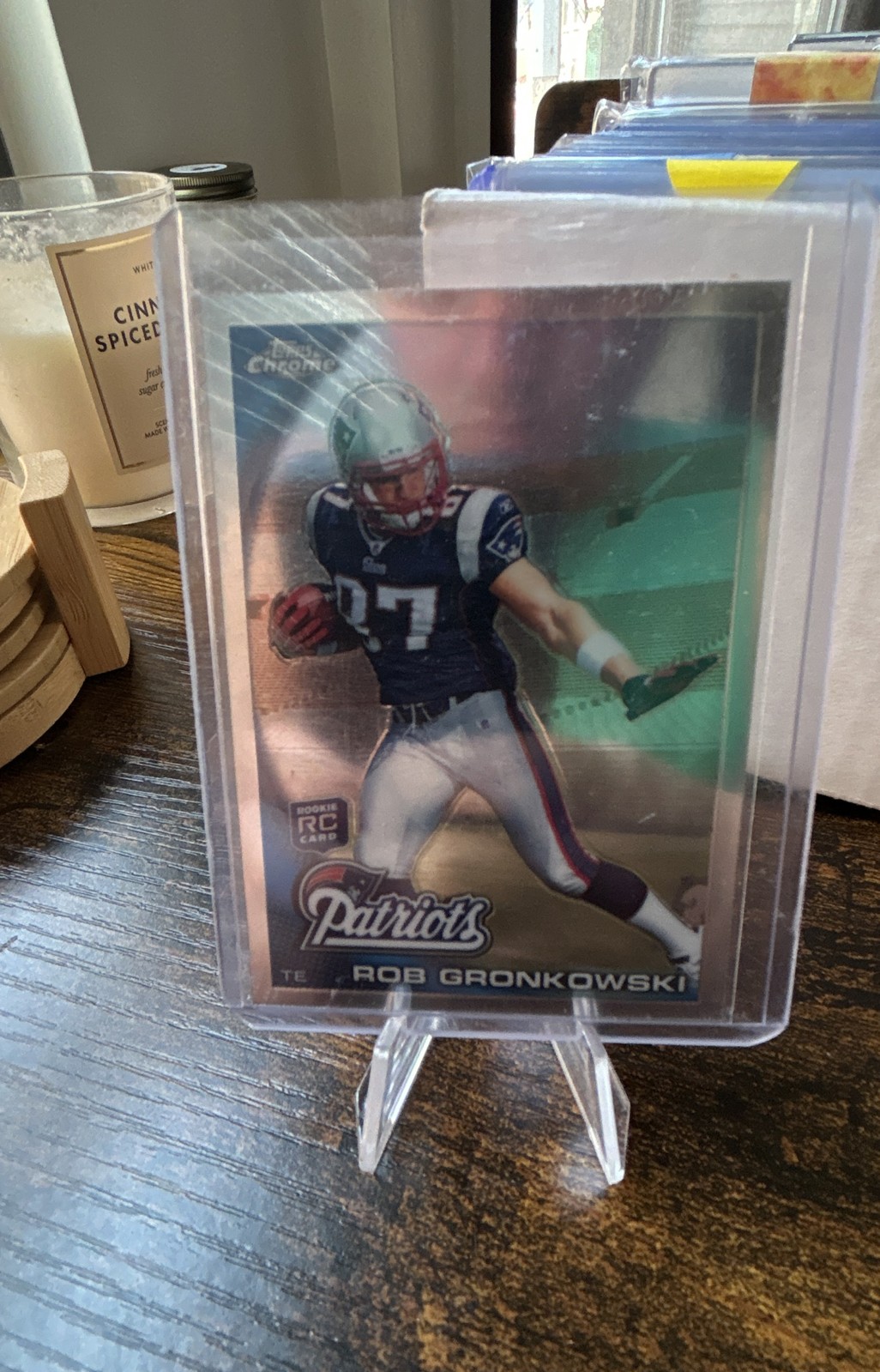 2010 Topps Chrome - Rob Gronkowski #C112 Ball in Right Arm (RC)