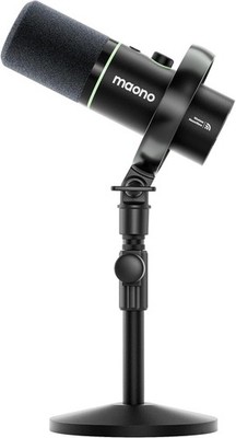 MAONO PD200W Hybrid Podcast Mikrofon für PC-Kabellos, USB & XLR, Dynamische