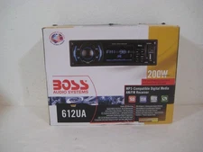 BOSS AUDIO 612UA MP3 Compatible Media AM/FM Reciever 200 Watts 4 channel NEW