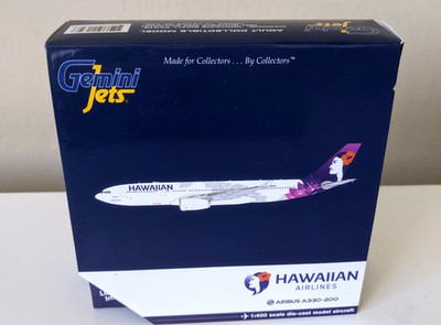 Gemini Jets 1:400 Hawaiian A330-200 N361HA Diecast Model GJHAL1650