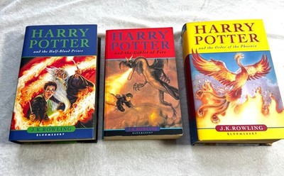 Harry Potter 1. Auflage HB Halbblutprinz Orden des Phönix & Feuerkelch