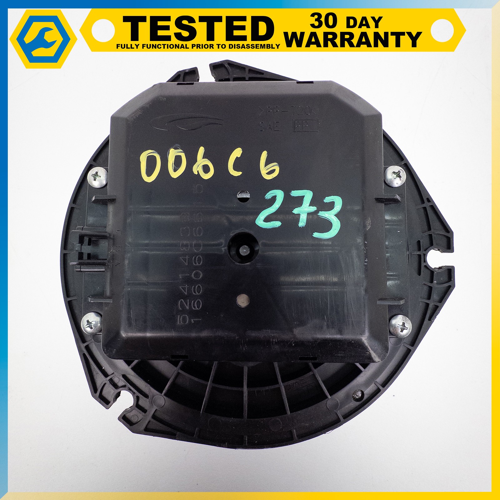 04-19 CHEVROLET CORVETTE C6 XLR HVAC COMPARTMENT BLOWER MOTOR HEATER FAN OEM