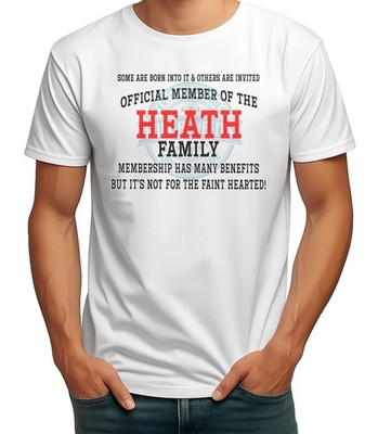 HERREN T-SHIRT HEIDE FAMILIENTREFFEN LUSTIG GESCHENK