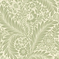 Florence Leaf Blumen Tapete Salbei GrüN Creme Victorian World Of Wallpaper 727