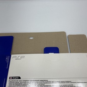 🔥UNFOLDED🔥SONY PLAYSTATION 2 PS2 SLIM GEN 2 PAL UNFOLDED BOX