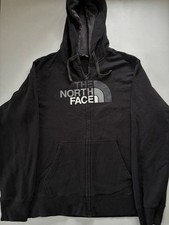 Black The North Face full zip men’s hoodie size large