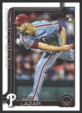 Max Lazar #US194 2025 Topps Update Philadelphia PhilliesRC Rookie