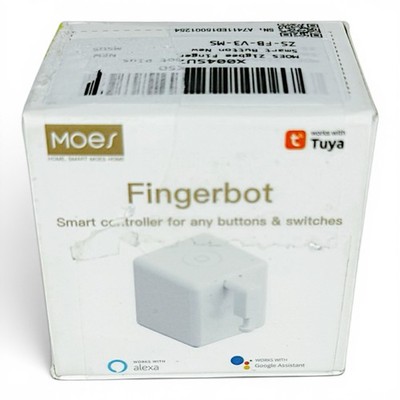 MOES Zigbee Fingerbot Plus Smart Button Pusher Switch Touch Control White