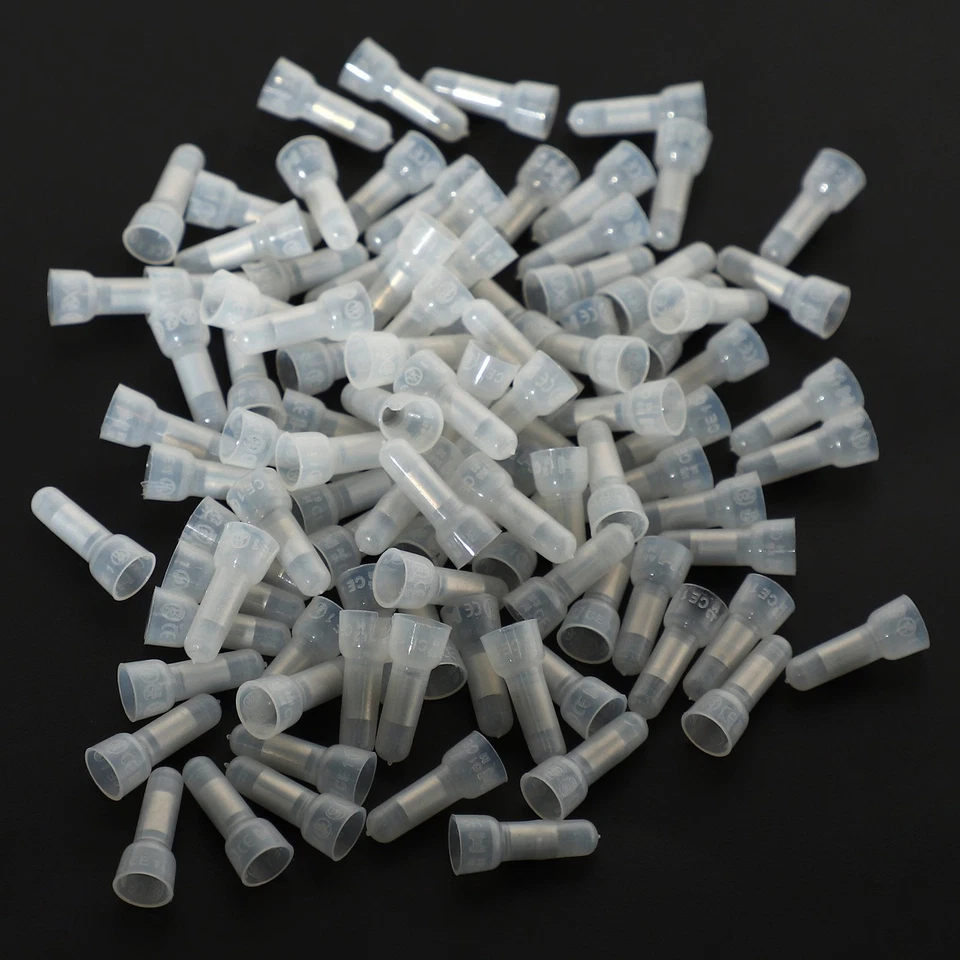 100pcs Nylon Closed End Insulated Connectors Wire Crimp Terminal 16-14 AWG C6B2 - Image 2 of 4