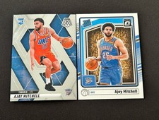 2024-25 Panini Ajay Mitchell Rookies Donruss Optic Rated Rookie & Mosaic (RC)