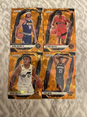 2024-25 Panini Prizm Orange Ice - Lot Of 4. All Rookies.