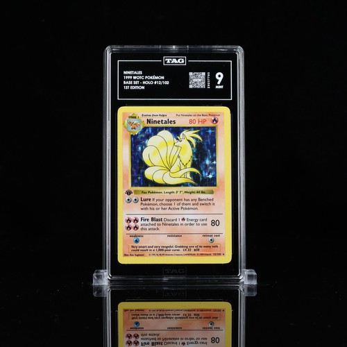 Ninetales (1st Edition) graded TAG 9 for sale on eBay