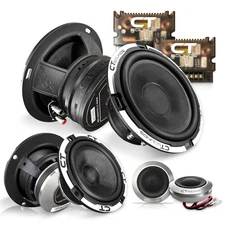 Meso 6.5” 500 Watt 3-Way Premium Component Car Speaker Set