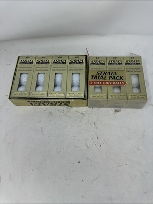 90 Strata Tour Professional Golf Balls 7 Boxes Of 3 Balls