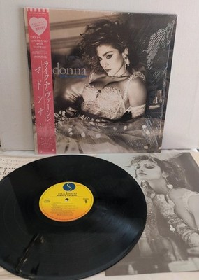 MADONNA LIKE A VIRGIN SIRE P-13033 with OBI Japan LP Vinyl